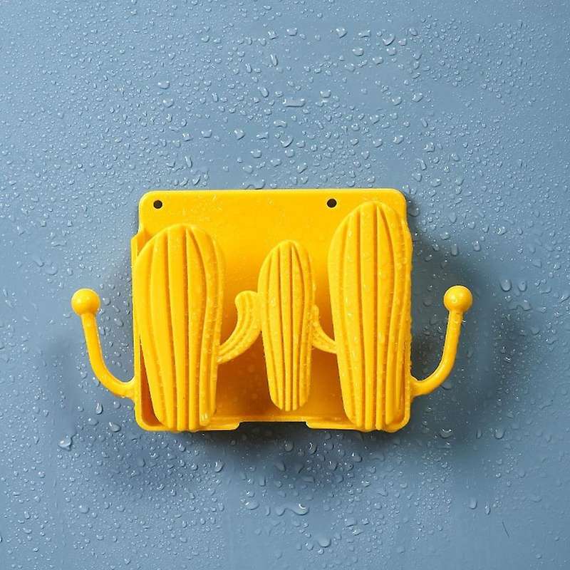 4pc/set Plastic Storage Box, Remote Control Mobile Phone Plug Holder