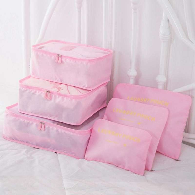 6pcs Storage Bag Set for Clothes Tidy Organizer Wardrobe Suitcase 3