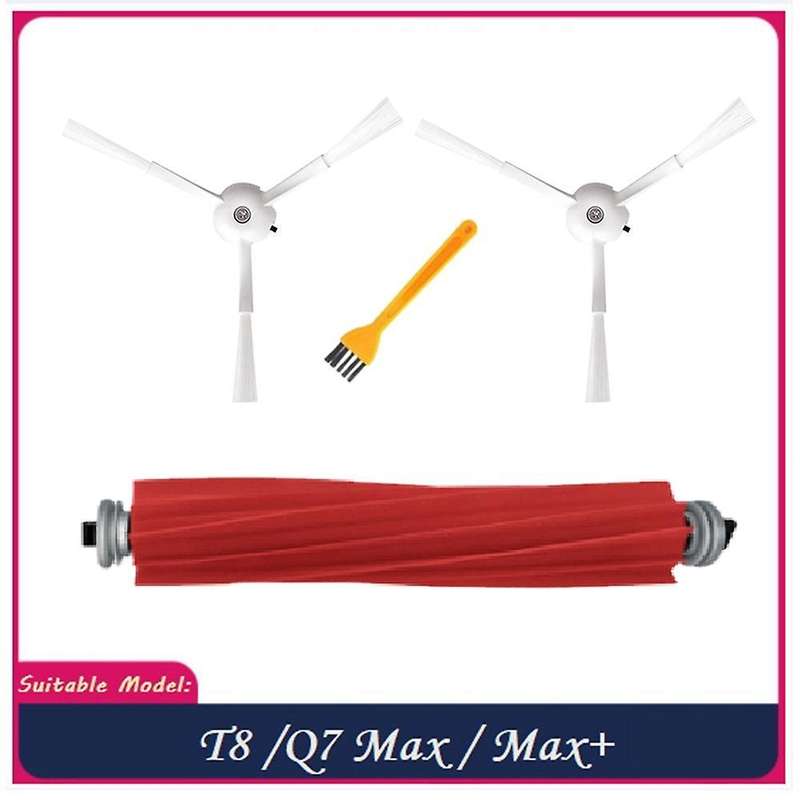 4pcs Main Side Brush for Roborock T8/q7 Max/max+ Robot Vacuum Cleaner