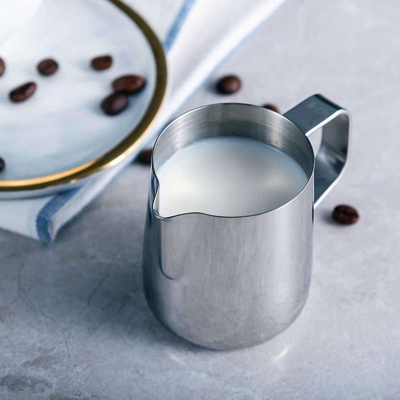 350ml Stainless Steel Latte Frothing Pitcher Cup with Scale Garland