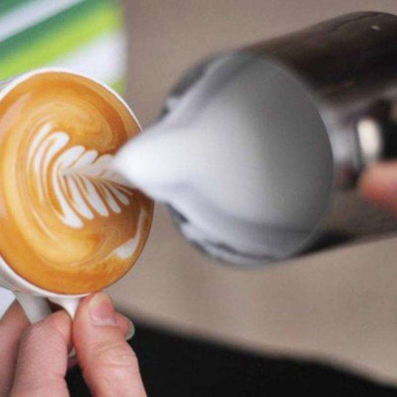 350ml Stainless Steel Latte Frothing Pitcher Cup with Scale Garland