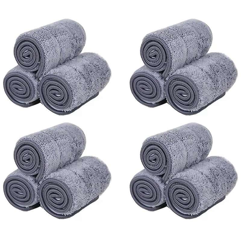Replacement Microfiber Pads Dust Push Mop Cloth for Flat Mop 12pcs