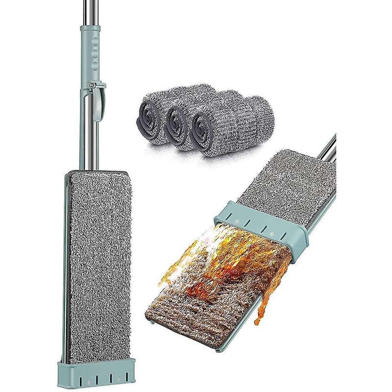 Replacement Microfiber Pads Dust Push Mop Cloth for Flat Mop 12pcs