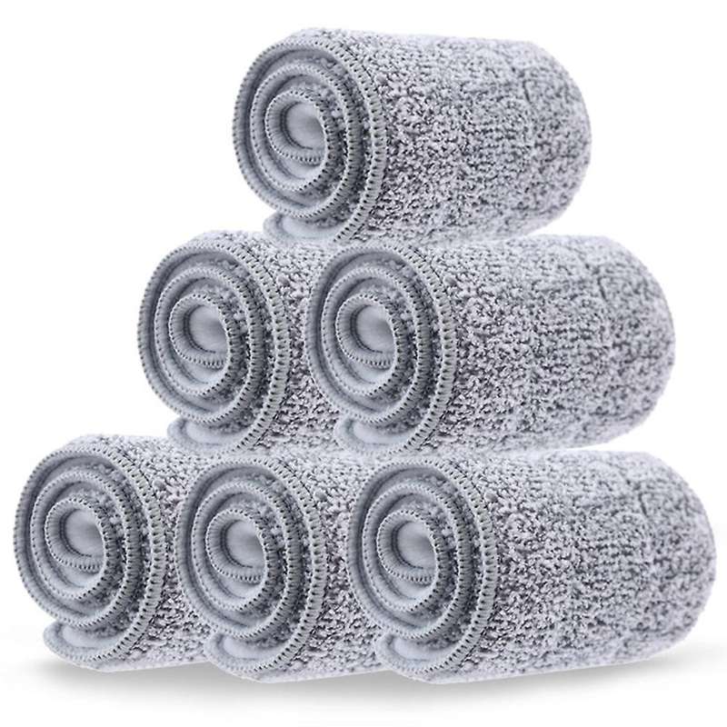 Replacement Microfiber Pads Dust Push Mop Cloth for Flat Mop 12pcs