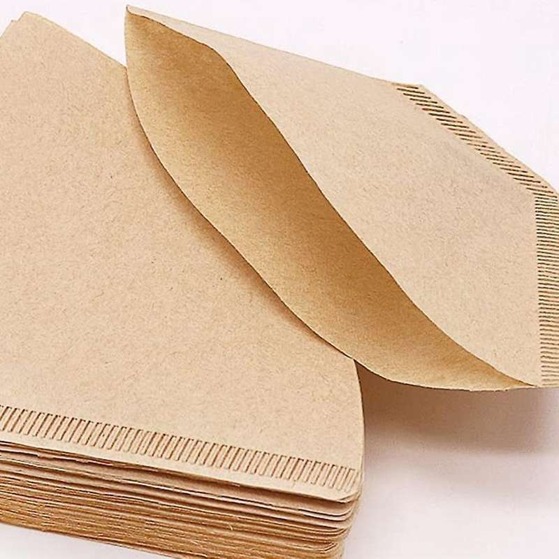 100pcs Coffee Filter Coffee Dripper Filter Paper Brewer V60 Filter