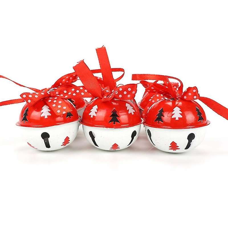 Christmas Decorations for Home Metal Jingle Bell with Ribbon Bells