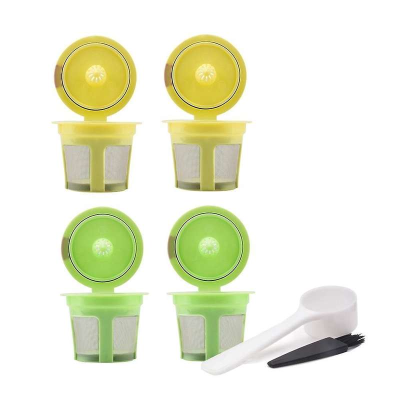 Reusable Rainbow Colors K Cups Refillable Kcups Coffee Filters,f