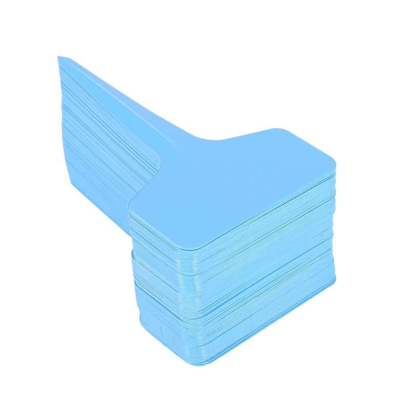 100x Plastic Plant T-type Tags Markers Nursery Garden Labels Blank