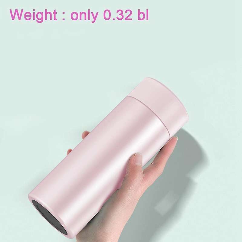 Cute Water Bottle-insulated Vacuum Vial-leakproof & Anti-spill,pink