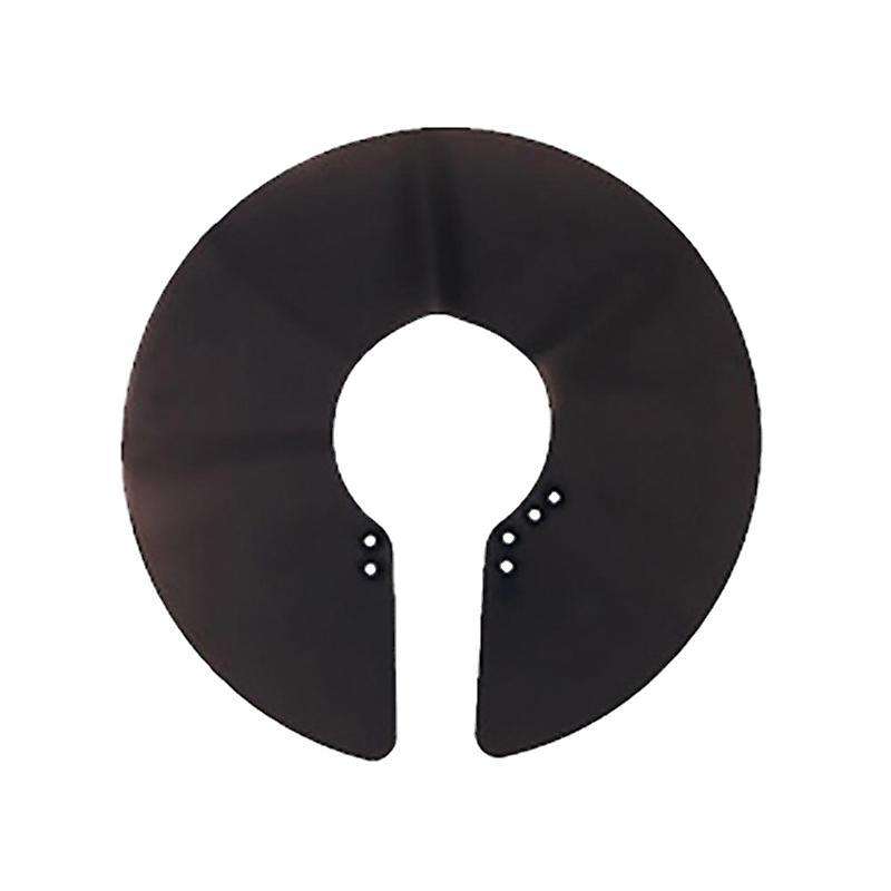 Magnetic Haircut Shawl Waterproof Silicone Hairdressing Shield(black)