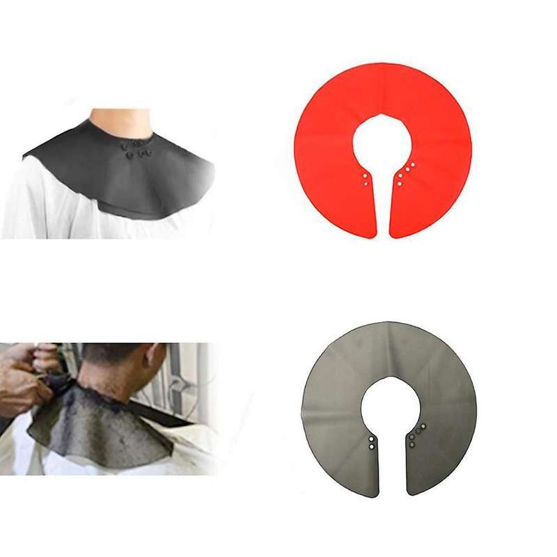 Magnetic Haircut Shawl Waterproof Silicone Hairdressing Shield(black)