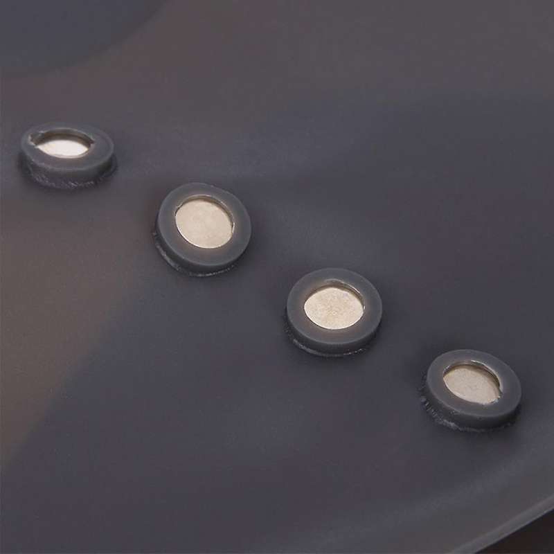 Magnetic Haircut Shawl Waterproof Silicone Hairdressing Shield(black)