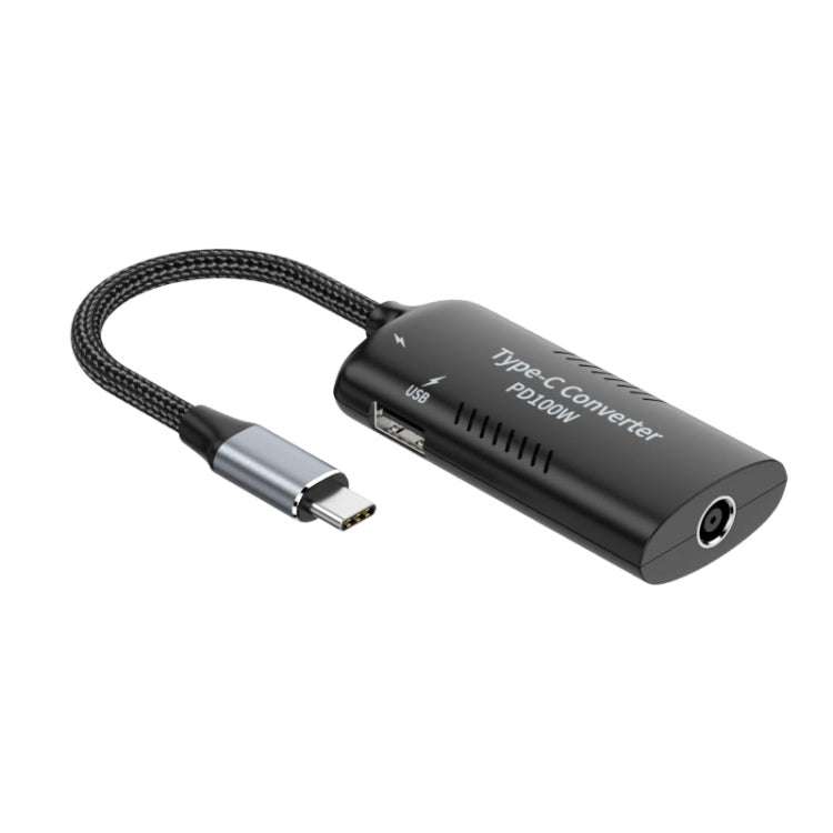 DC7909 + Type-C + USB Female to Type-C Multifunction Apapter
