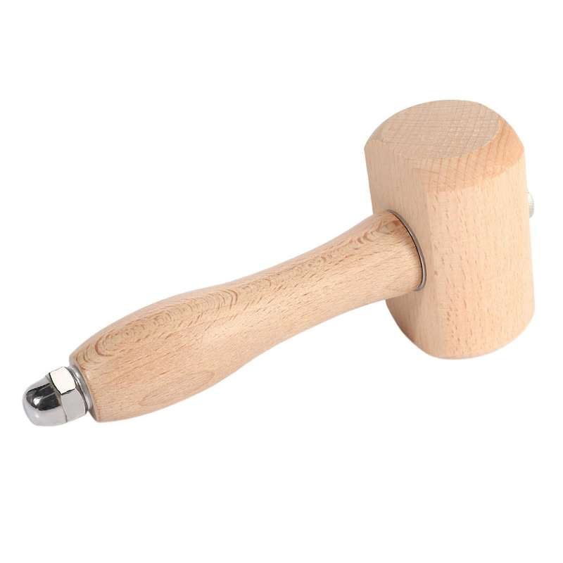 Wooden Leathercraft Carving Hammer Sew Leather Tool Kit (wooden)
