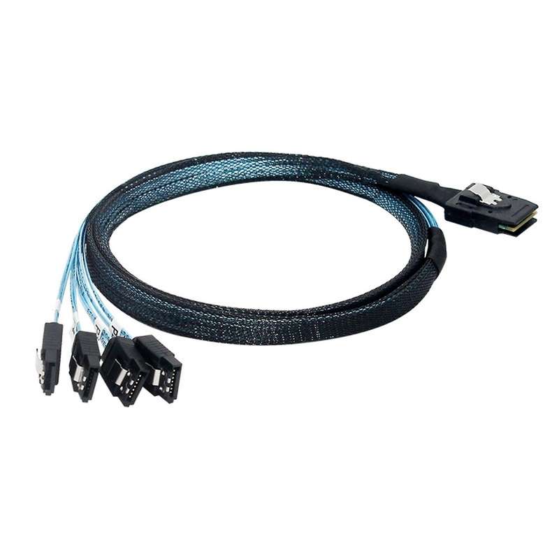 Mini Sas 8087 to 4 Sata Sas 36p to Sata3.0 State Hard Disk Data Cable