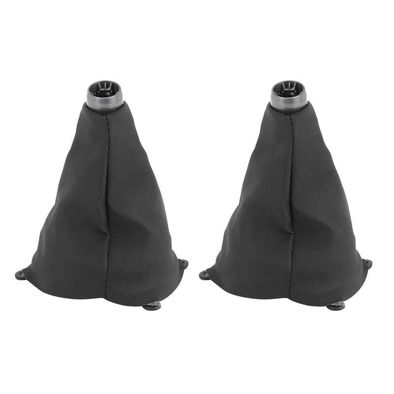 Car Manual Leather Gear Shifting Dust Boot for Honda Civic 2006-2011