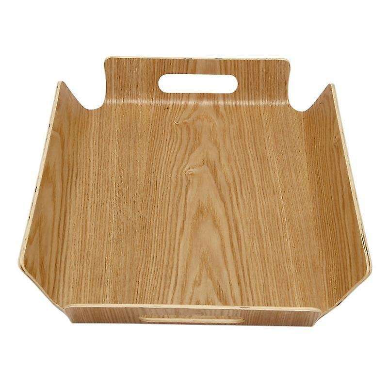 3x Luxury Desk Table Bamboo In Bed Bread Wooden Tray with Handles