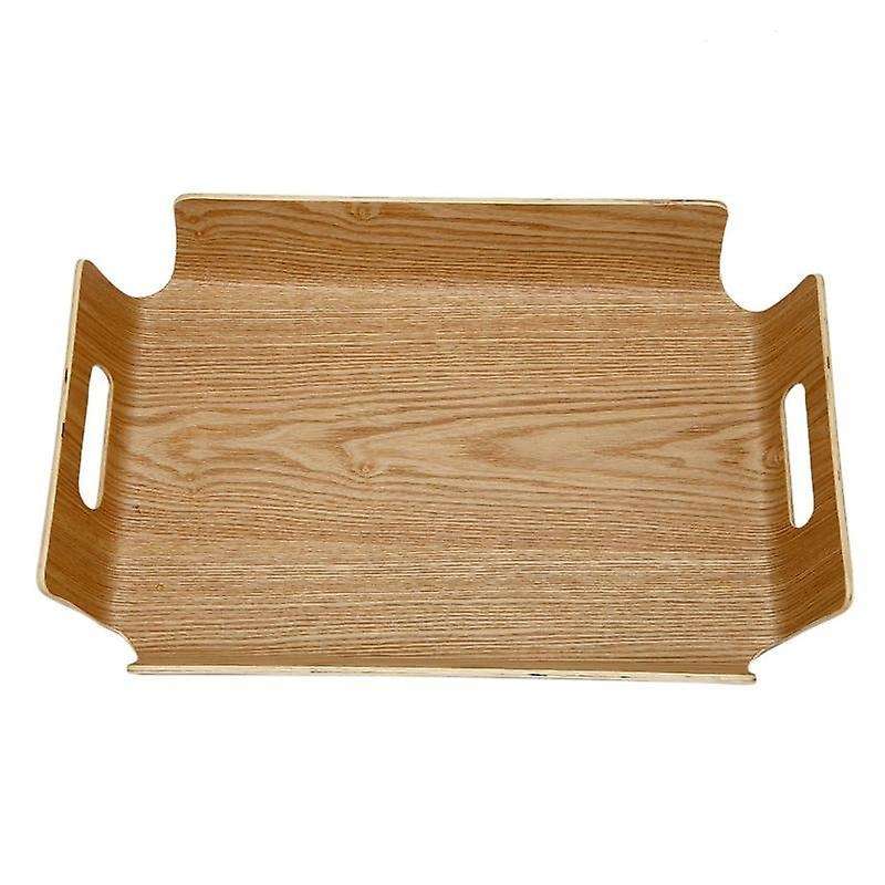 3x Luxury Desk Table Bamboo In Bed Bread Wooden Tray with Handles