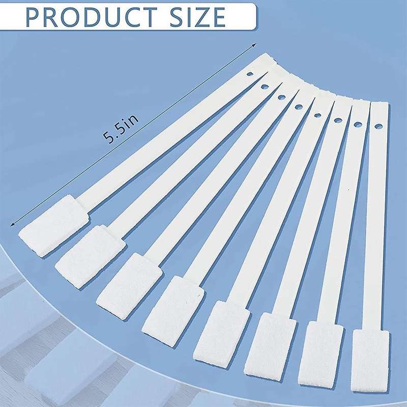 40 Pieces Disposable Crevice Cleaning Brush Crevice Hole Brush Toilet