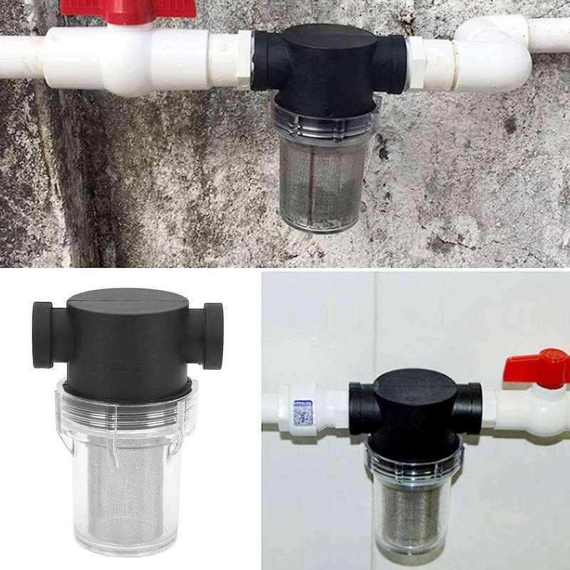 Car Washing Filter 1/2 Inch Inline Mesh Strainer Water Pump