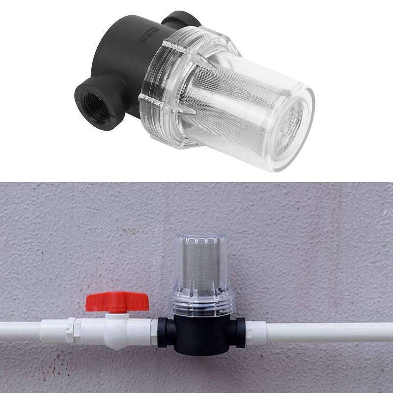 Car Washing Filter 1/2 Inch Inline Mesh Strainer Water Pump