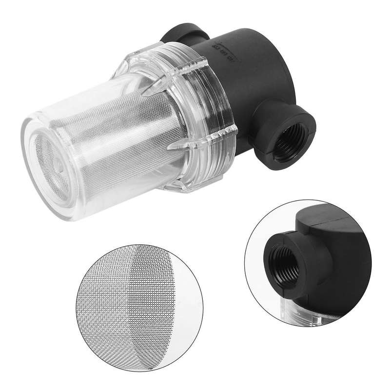 Car Washing Filter 1/2 Inch Inline Mesh Strainer Water Pump