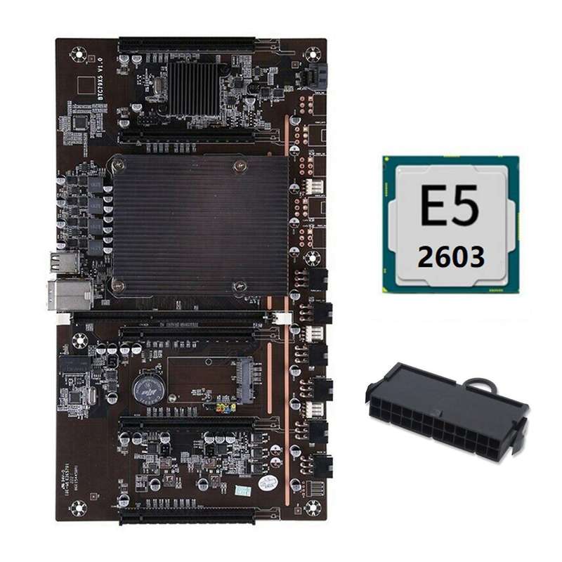 Btcx79 Miner Motherboard with E5 2603 Cpu+24pins for Btc Miner Mining