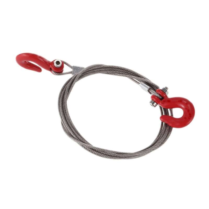 1pair Stainless Steel Rc Parts for Axial Scx10 Crawler Rc Car Red