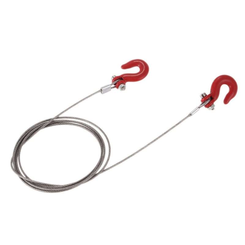 1pair Stainless Steel Rc Parts for Axial Scx10 Crawler Rc Car Red