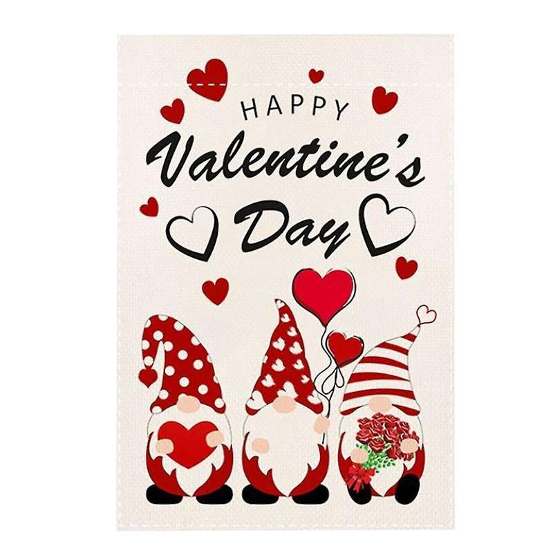 Happy Valentine's Day Garden Flags Home Decoration Love House Decor