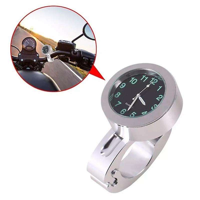 Universal 7/8 Inch Motorcycle Handlebar Watch Waterproof Shockproof,b