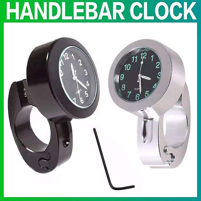 Universal 7/8 Inch Motorcycle Handlebar Watch Waterproof Shockproof,b