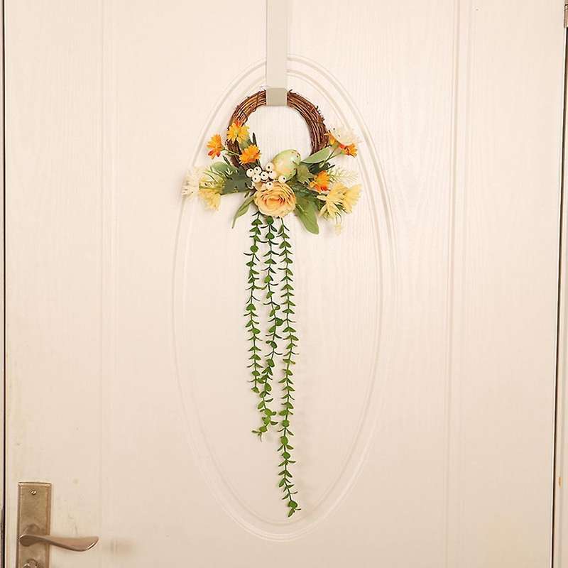 Easter Wreath Home Artificial Flower Ring Decoration