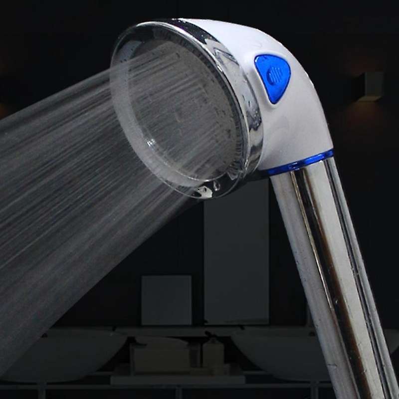 Pressurized Water Saving Hose Showerhead Shower Head Silver