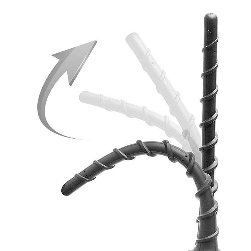2x 7 Inch Spiral Direct Replacement Antenna for Chrysler Jeep Dodge