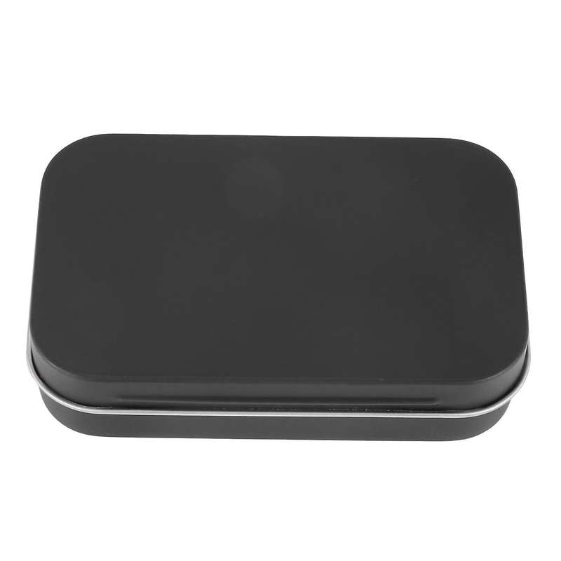 4x 95x60x21mm Black Metal Box with Matte Candy Box Small Box
