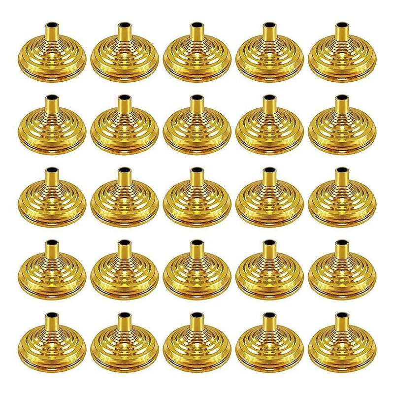 25pcs Gold Mini Flag Stand Bar Conferences Desktop Display Decoration