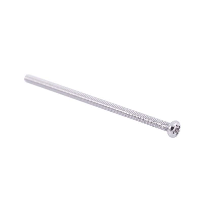 60 X Silber Ton M2 X 40mm 304 Edelstahl Runder Kopf Schrauben Bolzen