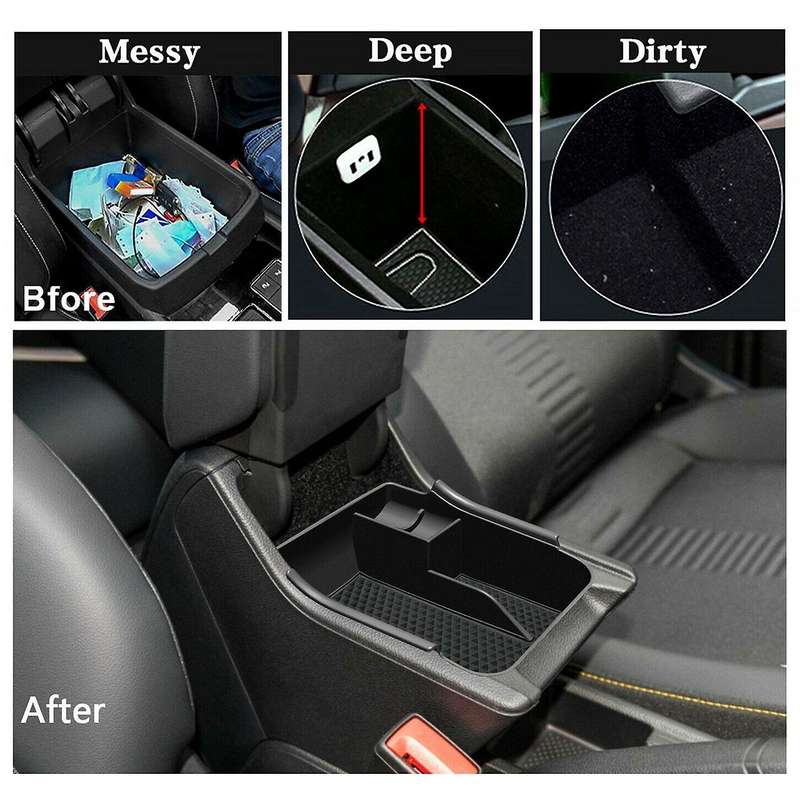 Armrest Storage Box For-polo Mk6 2018 2019 2020 Car Accessories