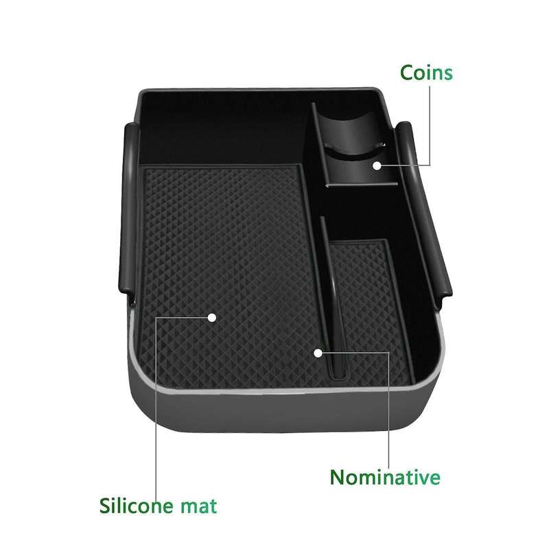 Armrest Storage Box For-polo Mk6 2018 2019 2020 Car Accessories
