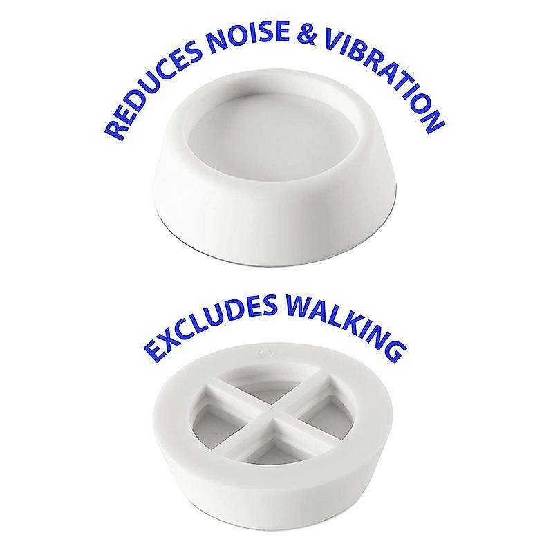 4pcs Washing Machine Stabilizer-dryer Washer Vibration Pads White