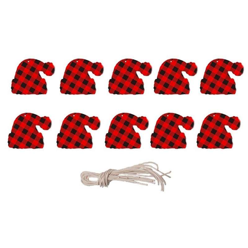 10pcs Lattice Pattern Vintage Snowflake Christmas Tree Decor Gifts I