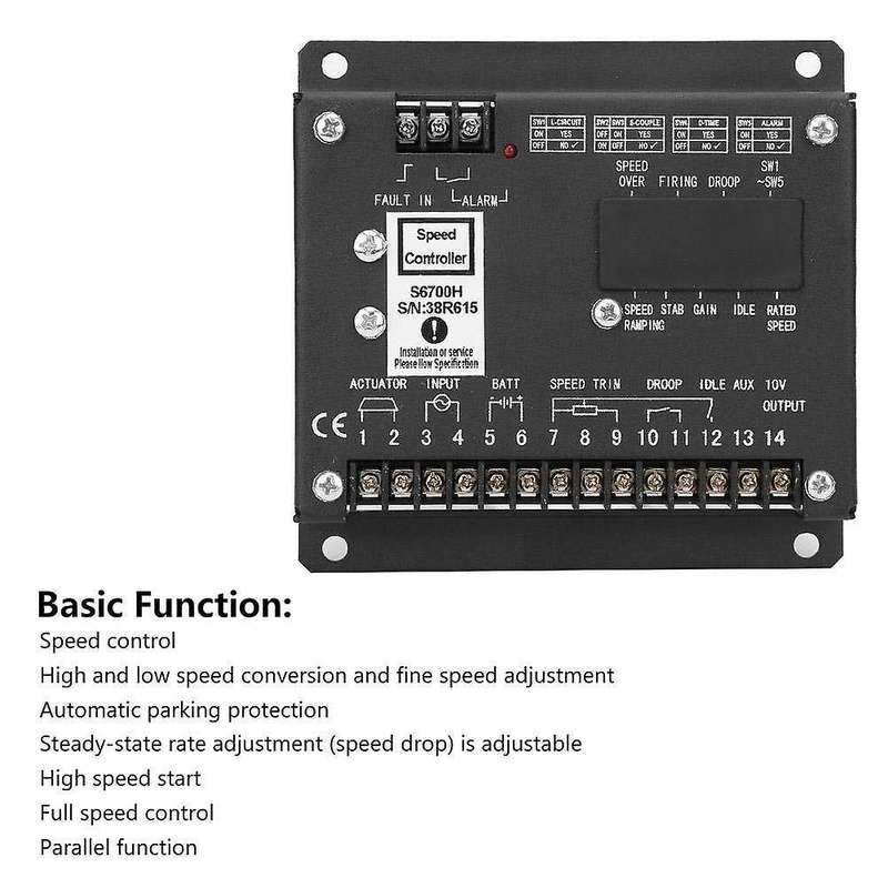 S6700h for Generator Speed Governor Engine Speed Control Unit