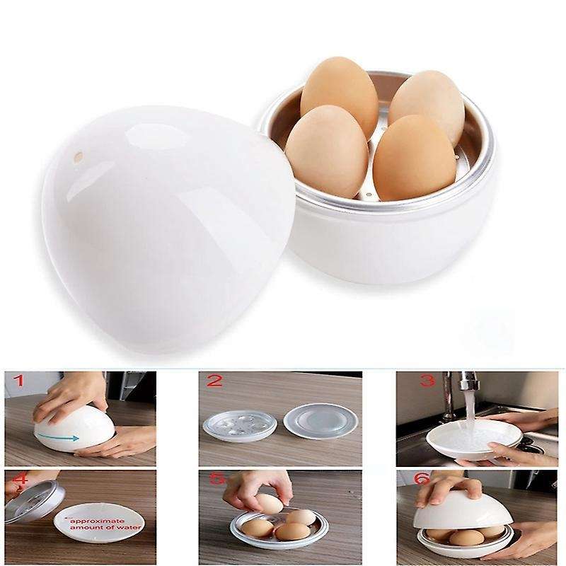 Egg Pod - Microwave Egg Boiler Cooker Egg Steamer Cooks Eggs