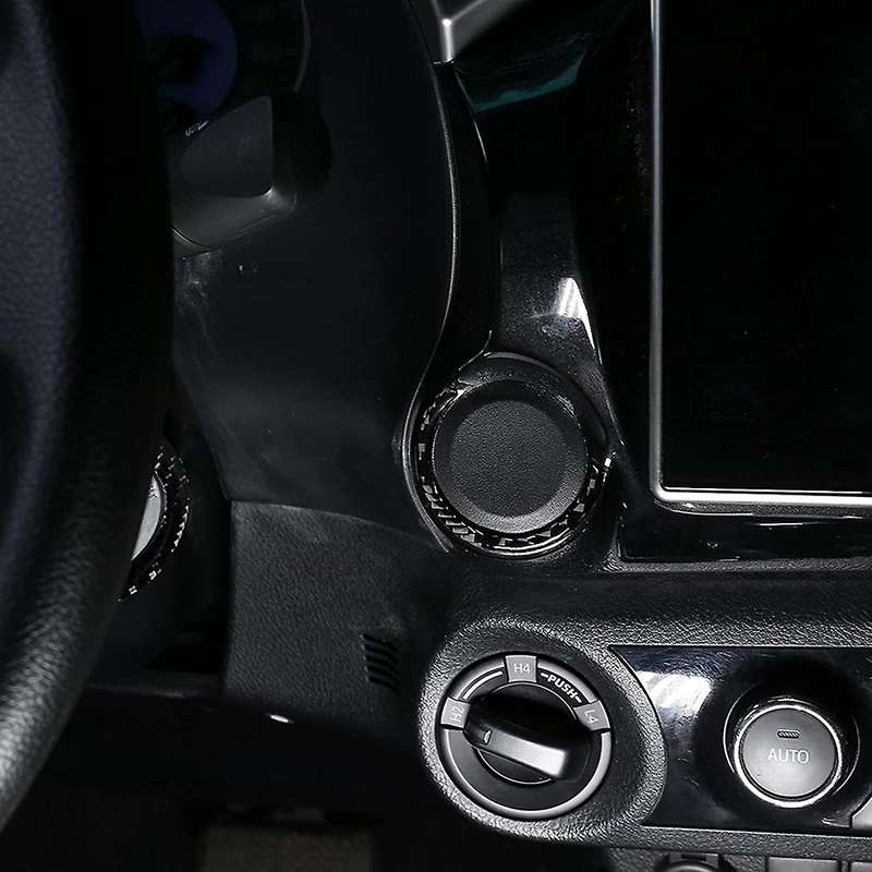 Engine Start Stop Button Ring Sticker for Toyota Hilux 2015-2021