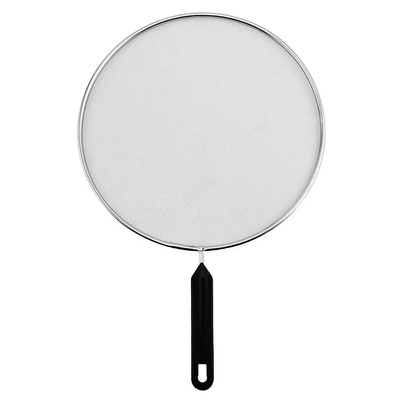 3pcs Kitchen Supply 16inch Splatter Screens-stainless Steel Fine Mesh