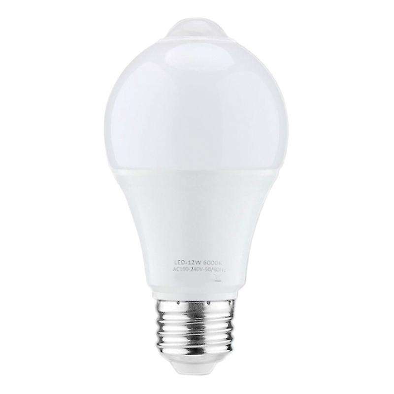 12w Motion Sensor Light Bulb,outdoor/indoor Movement