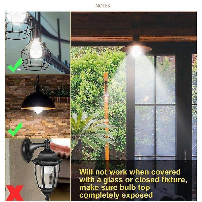 12w Motion Sensor Light Bulb,outdoor/indoor Movement