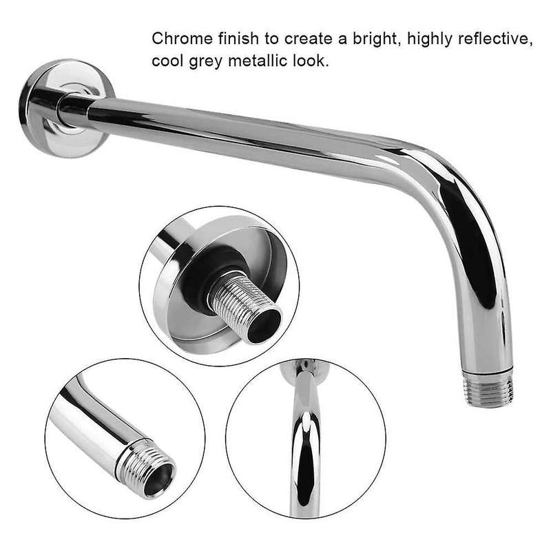 Shower Arm Wall-mounted Extension Rod Stainless Steel Shower