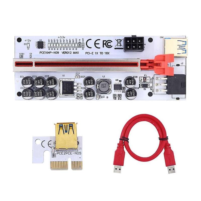 Ver012 Usb 3.0 Pci-e Riser for Video Card X16 Extender for Mining,b